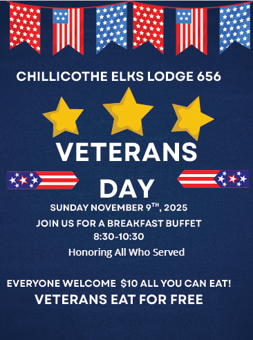 Elks Vets Nov 9