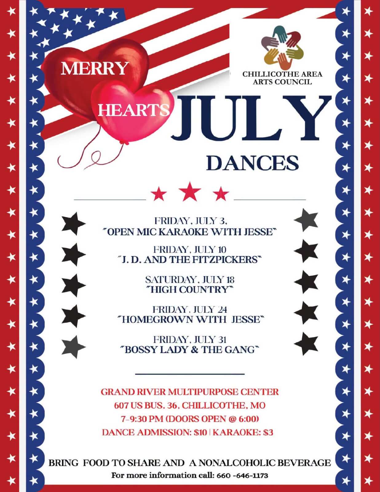 Image for Merry Hearts @ the GRMC, Music by High Country - Visit Chillicothe